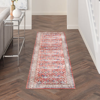 Nourison Fulton FUL09 Red Area Rug Main Image