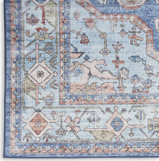 Nourison Fulton FUL11 Blue Area Rug Room Image