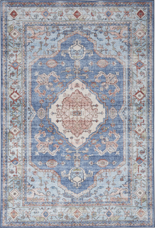 Nourison Fulton FUL11 Blue Area Rug Room Image