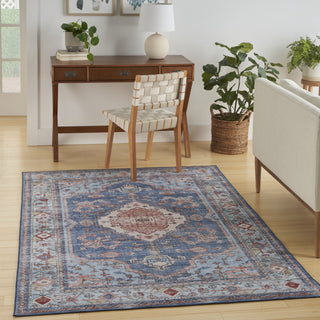 Nourison Fulton FUL11 Blue Area Rug Room Image