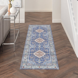 Nourison Fulton FUL11 Blue Area Rug Main Image