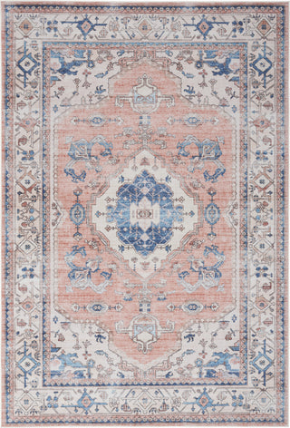 Nourison Fulton FUL11 Coral Area Rug Room Image