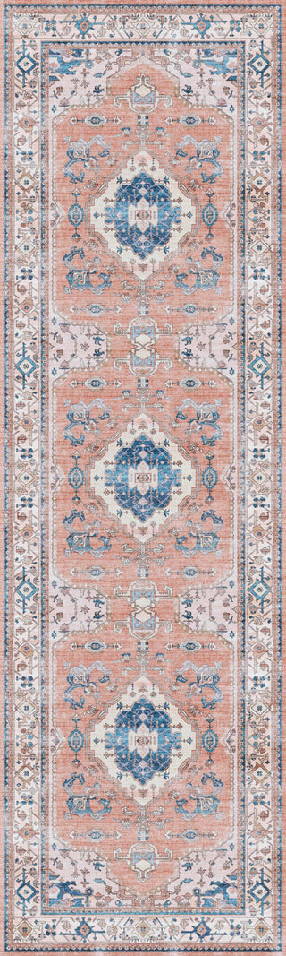 Nourison Fulton FUL11 Coral Area Rug Main Image