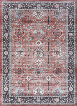 Nourison Fulton FUL12 Brick Area Rug Room Image