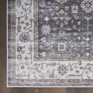 Nourison Fulton FUL12 Charcoal Area Rug Room Image