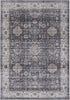 Nourison Fulton FUL12 Charcoal Area Rug Room Image