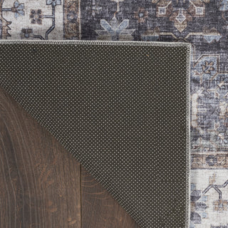 Nourison Fulton FUL12 Charcoal Area Rug Main Image