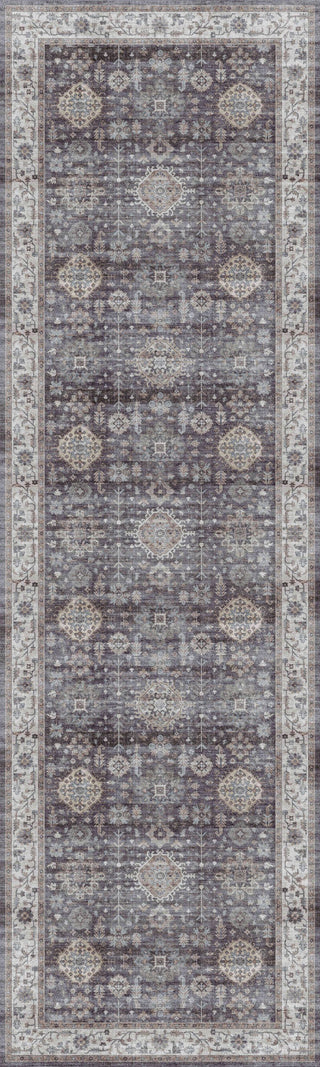 Nourison Fulton FUL12 Charcoal Area Rug Main Image