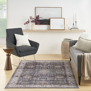 Nourison Fulton FUL12 Charcoal Area Rug Main Image