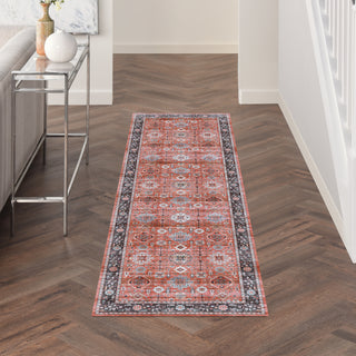 Nourison Fulton FUL12 Rust Area Rug Main Image