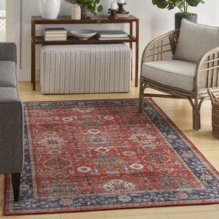 Nourison Fulton FUL12 Rust Area Rug Main Image