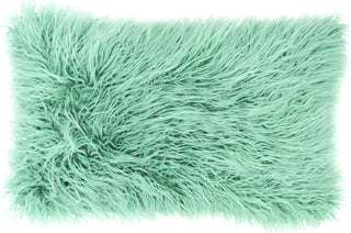 Nourison Faux Fur Tibetan Lamb Celadon by Mina Victory main image