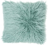 Nourison Faux Fur Tibetan Lamb Celadon by Mina Victory 