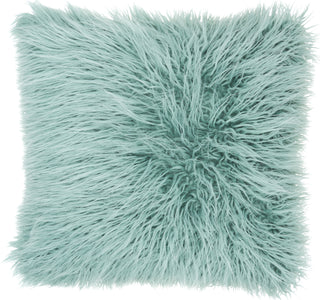 Nourison Faux Fur Tibetan Lamb Celadon by Mina Victory 