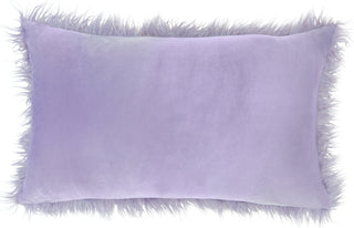 Nourison Faux Fur Tibetan Lamb Lavender by Mina Victory 