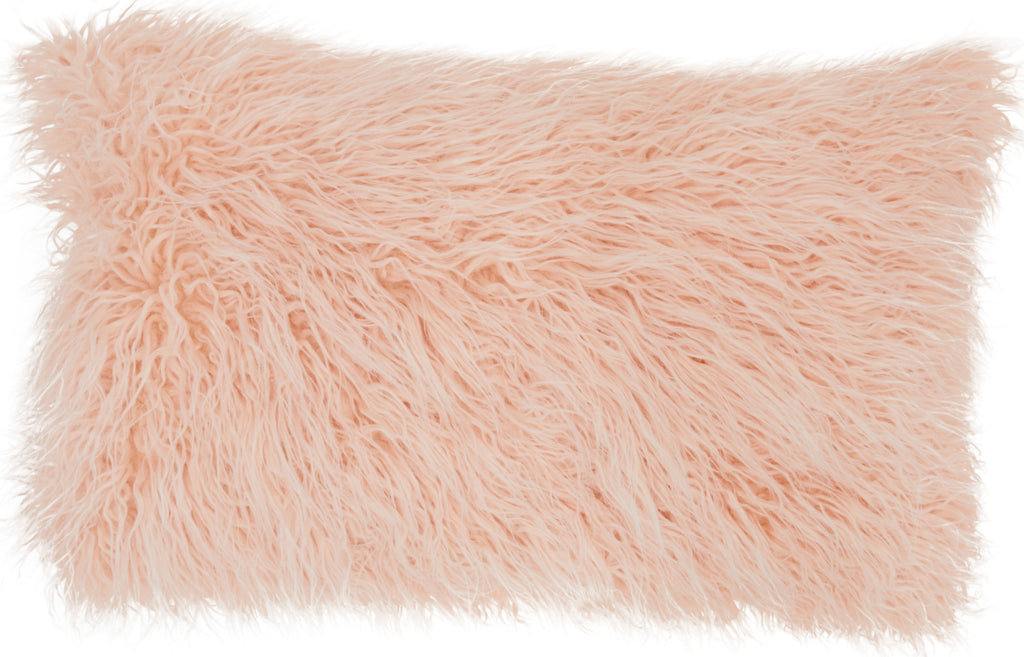 Nourison Faux Fur Tibetan Lamb Rose by Mina Victory main image