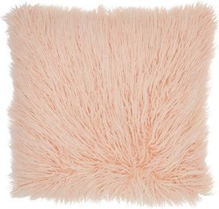 Nourison Faux Fur Tibetan Lamb Rose by Mina Victory 