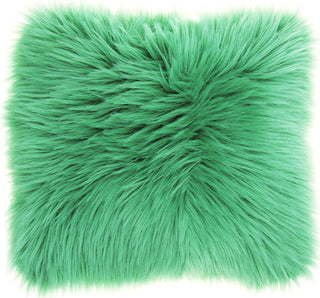 Nourison Fur REMEN POLY FAUX Celadon by Mina Victory 