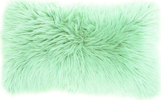 Nourison Fur REMEN POLY FAUX Seafoam by Mina Victory 