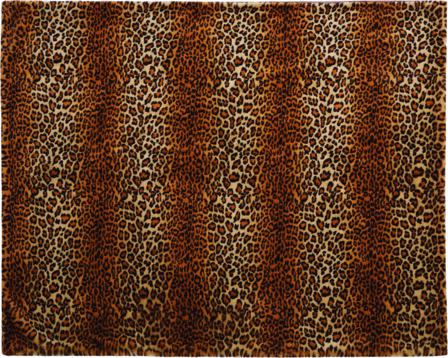 Nourison Fur LEOPARD FAUX Brown Throw by Mina Victory main image