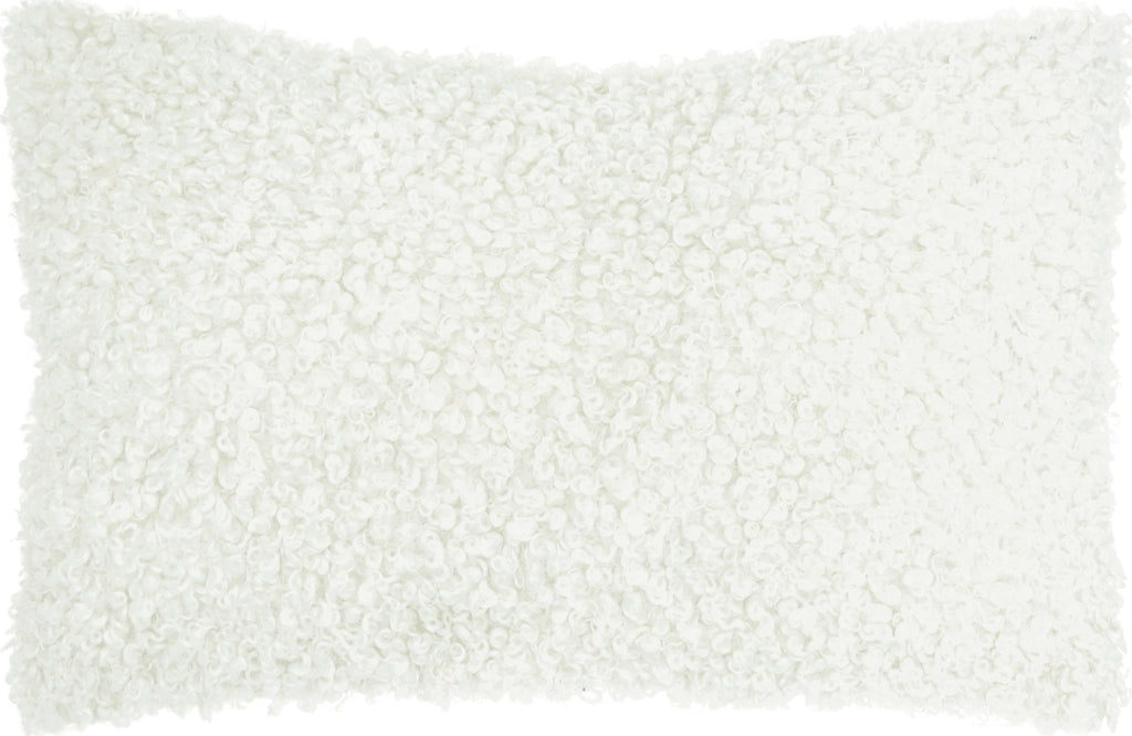 Nourison Faux Fur Curly Ivory by Mina Victory main image