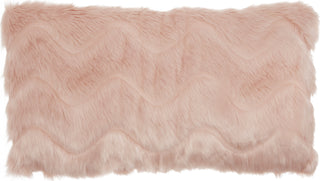 Nourison Fur CHEVRON FAUX Blush by Mina Victory main image