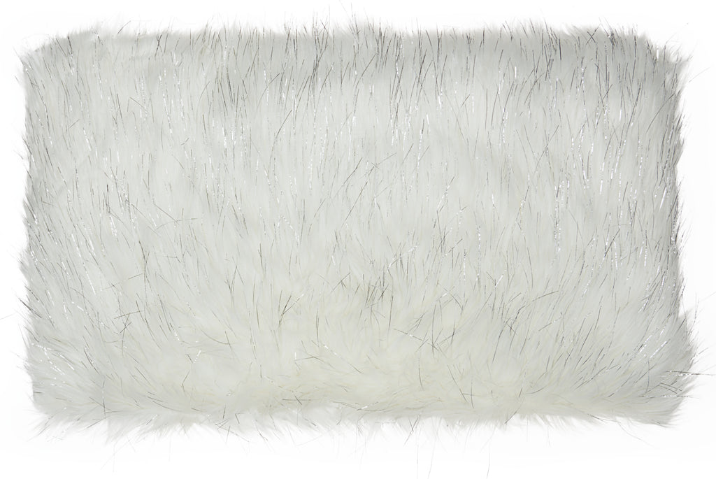 Nourison Fur Lurex Remen Faux White by Mina Victory main image