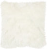 Nourison Fur Lurex Remen Faux White by Mina Victory 