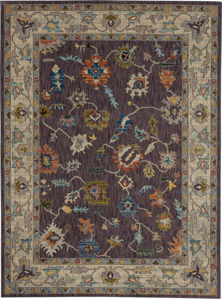 Karastan Pandora Fury Eggplant Area Rug main image