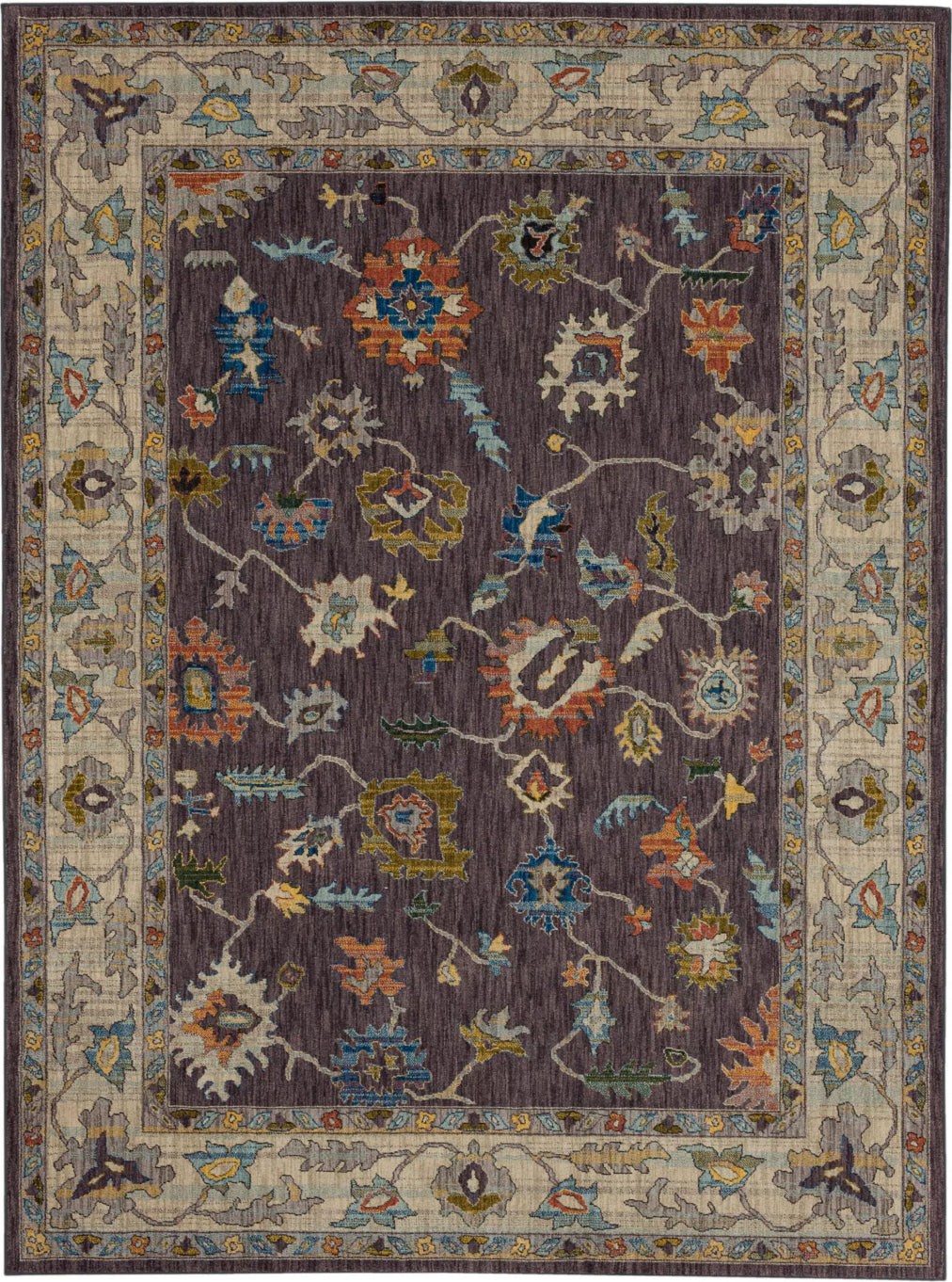 Karastan Pandora Fury Eggplant Area Rug – Incredible Rugs and Decor