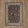 Karastan Pandora Fury Eggplant Area Rug On Wood 