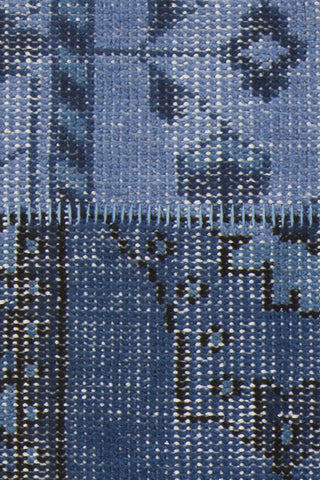 Chandra Fusion FUS-26304 Blue/Charcoal/Black Area Rug Close Up