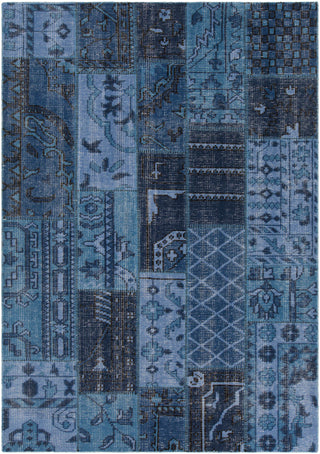 Chandra Fusion FUS-26304 Blue/Charcoal/Black Area Rug main image