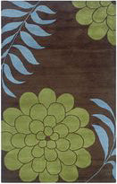 Rizzy Fusion FN1044 Chocolate Area Rug