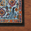 LR Resources Fusion 81345 Black / Blue Area Rug Alternate Image