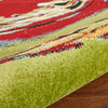 LR Resources Fusion 81354 White/Green Area Rug Alternate Image