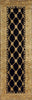 Bashian Versailles G106-P311 Black Area Rug Runner