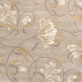 Surya Goa G-44 Taupe Hand Tufted Area Rug Sample Swatch