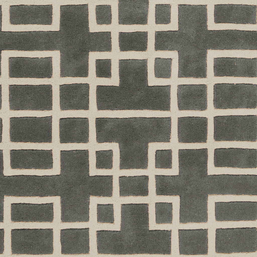 Surya Goa G-5080 Charcoal Hand Tufted Area Rug Sample Swatch