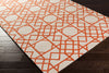 Surya Goa G-5092 Rust Hand Tufted Area Rug 5x8 Corner