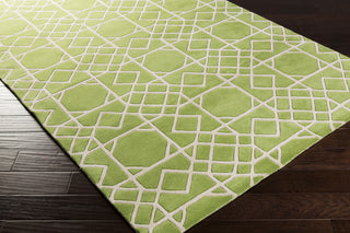 Surya Goa G-5096 Lime Hand Tufted Area Rug 5x8 Corner
