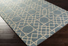 Surya Goa G-5097 Slate Hand Tufted Area Rug 5x8 Corner