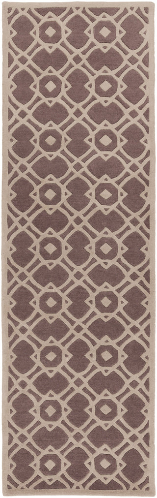 Surya Goa G-5101 Mauve Area Rug 2'6'' x 8' Runner