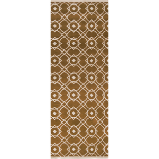 Surya Goa G-5106 Gold Area Rug 2'6'' x 8' Runner