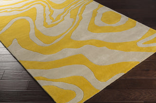Surya Goa G-5127 Sunflower Hand Tufted Area Rug 5x8 Corner
