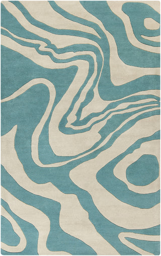 Surya Goa G-5128 Teal Area Rug 5' x 8'