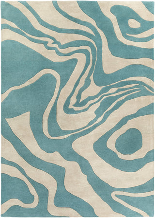 Surya Goa G-5128 Teal Area Rug 8' x 11'