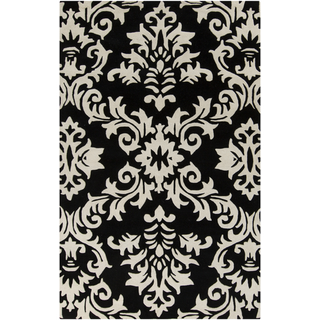 Surya Goa G-5129 Black Area Rug 5' x 8'