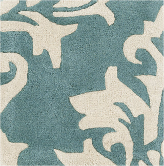 Surya Goa G-5131 Teal Hand Tufted Area Rug 16'' Sample Swatch