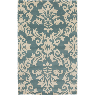 Surya Goa G-5131 Teal Area Rug 5' x 8'